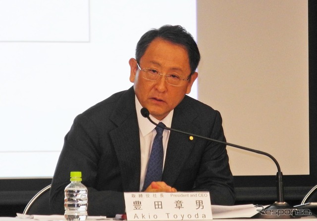 トヨタ自動車の豊田章男社長