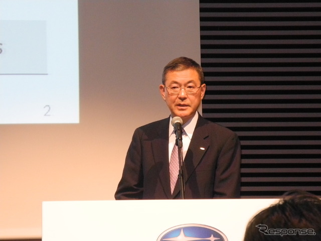 富士重工業の吉永泰之社長