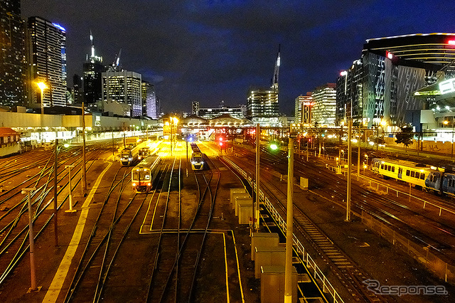 メルボルンの中長距離列車が発着するターミナル、サザンクロス駅(Southern Cross)