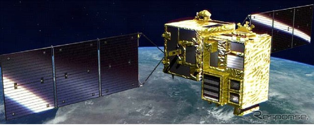 先進光学衛星の軌道上コンフィギュレーション（参考画像）