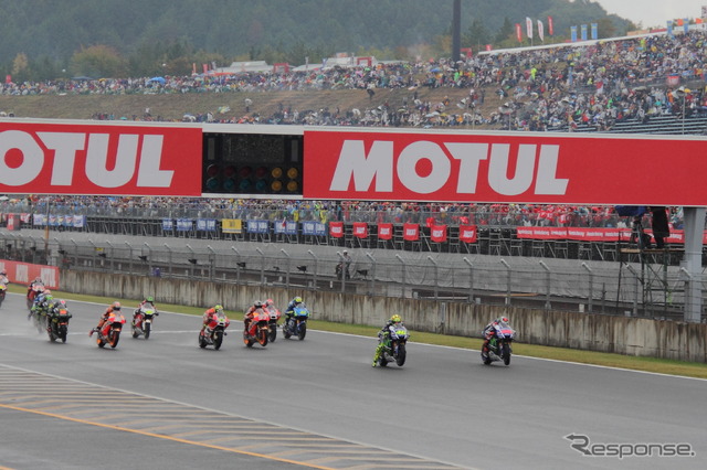 MotoGPスタートシーン(2015年)