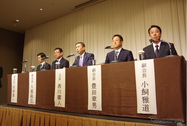 日本自動車工業会 会見(19日)