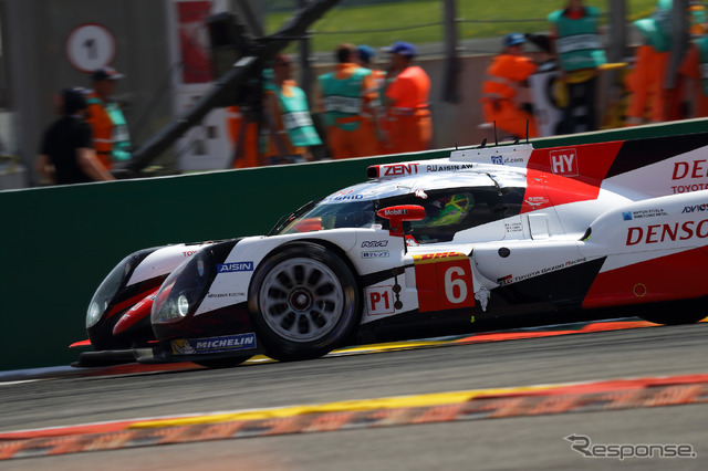 トヨタの今季型LMP1-Hクラス参戦マシン「TS050 HYBRID」。