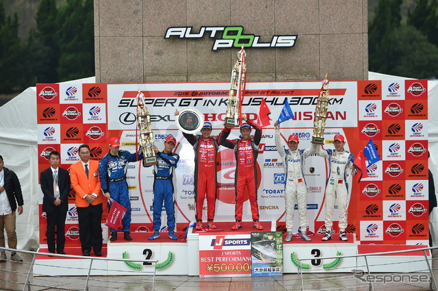2015年のSUPER GTオートポリス戦