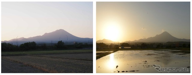 伯備線の車窓のイメージ。同線への乗り入れによって「大山の美しい姿」などが見られるようになるという。