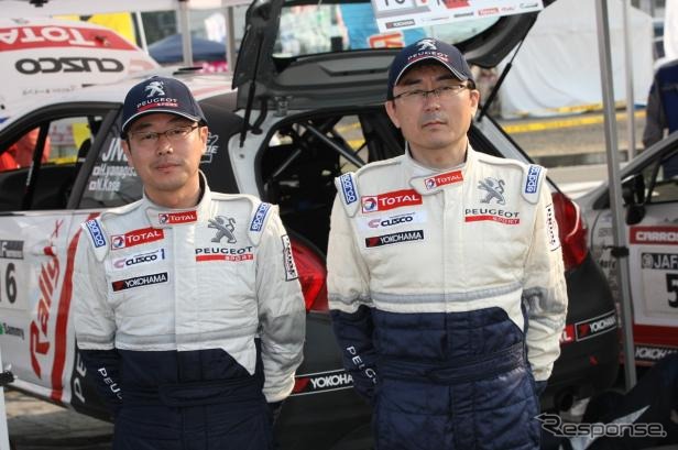 柳澤宏至選手（左）／加勢直毅選手（右）