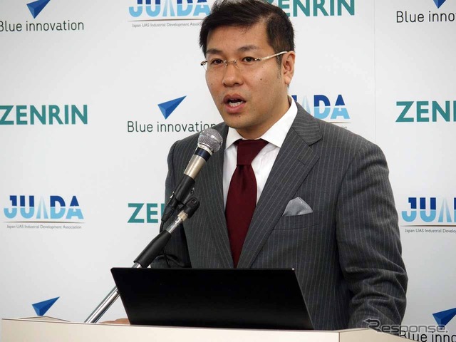 ブルーイノベーション代表取締役社長の熊田貴之氏