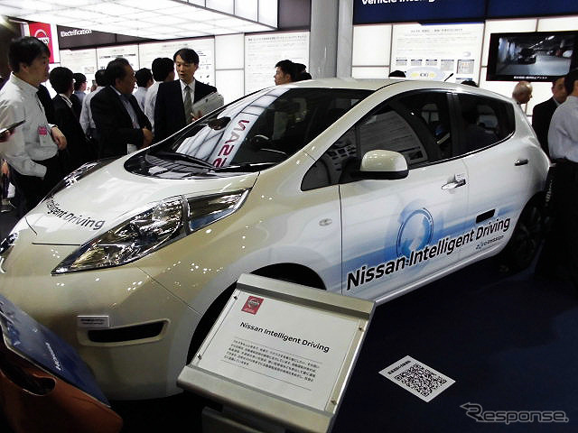 60kWhバッテリーを参考出品した日産(人とくるまのテクノロジー展2016横浜)