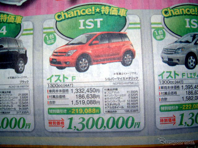 【新車値引き情報】春の商戦、早くも始まる!!