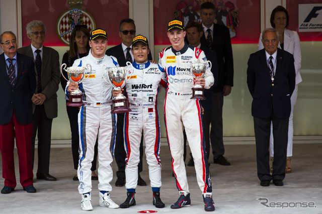 GP2参戦中の#1 松下信治が、モナコ戦の第2レースで今季初勝利を達成。