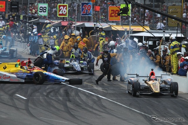 第100回 INDY500 決勝戦