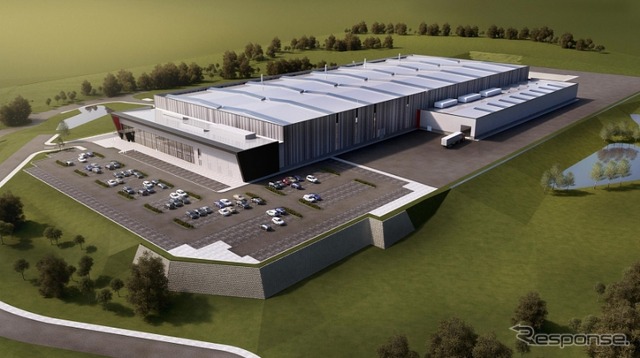 マグナの英国アルミ鋳造新工場の完成予想図