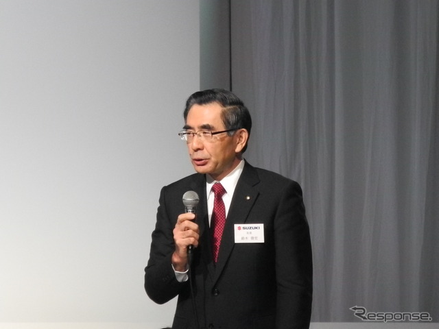 スズキの鈴木俊宏社長