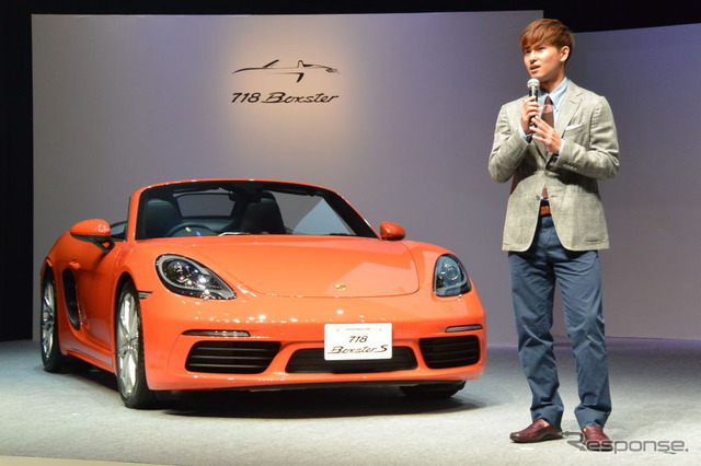 ポルシェ 718ボクスター 発表会