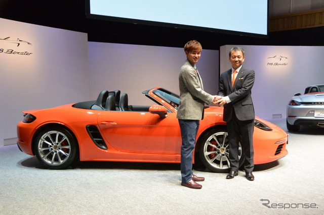 ポルシェ 718ボクスター 発表会