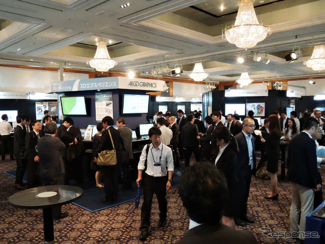 スポンサー企業の展示スペース