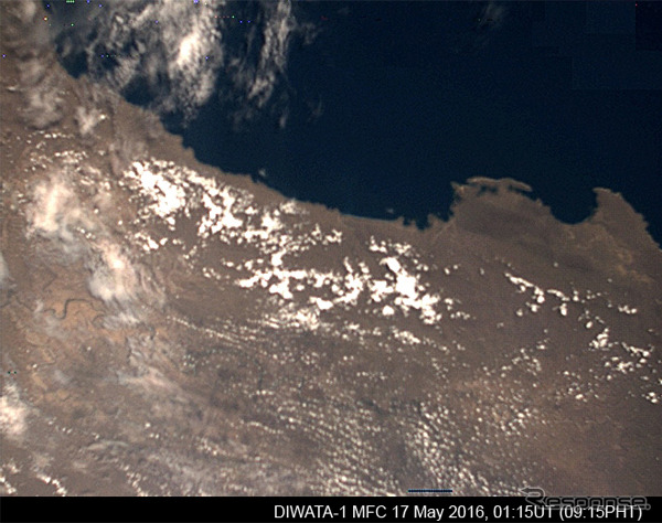 DIWATA-1搭載広視野カラーカメラ(MFC)により撮影されたフィリピン・ルソン島のイサベラ州地域の画像