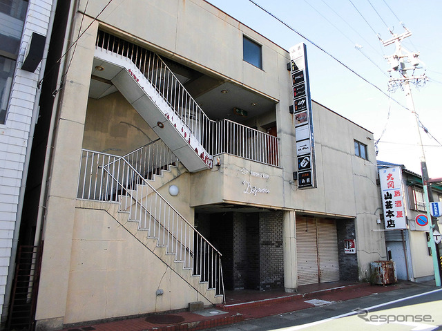 「もともとこのあたりは“赤線”だった」という宮町・新道エリア(AIR & BUS成田発伊勢行きツアー)