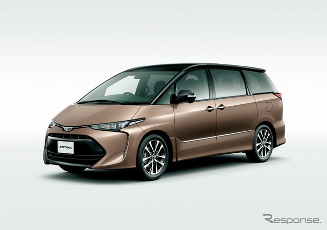 トヨタ エスティマ AERAS PREMIUM-G(2WD・7人乗り・ブラック×ダークシェリーマイカメタリック)