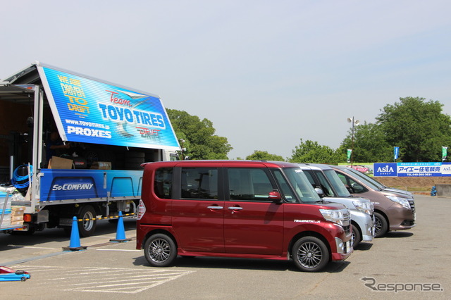 トーヨータイヤ主催の「トランパス体感試走会」