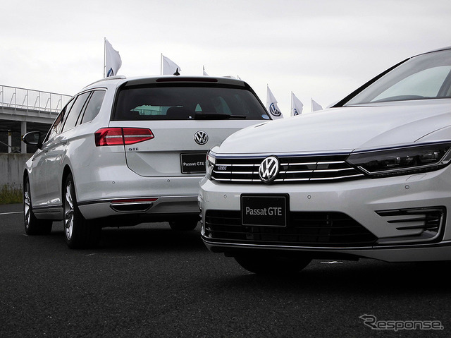 VW パサートGTE 発表・試乗会(千葉・袖ヶ浦フォレストレースウェイ、6月7日)