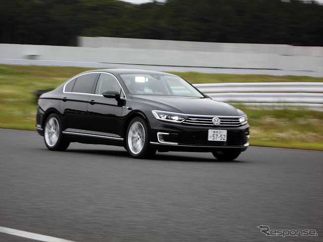 VW パサートGTE 発表・試乗会(千葉・袖ヶ浦フォレストレースウェイ、6月7日)