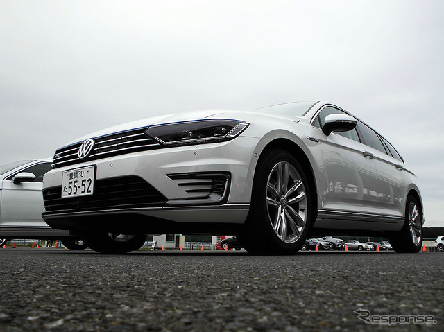 VW パサートGTE 発表・試乗会(千葉・袖ヶ浦フォレストレースウェイ、6月7日)