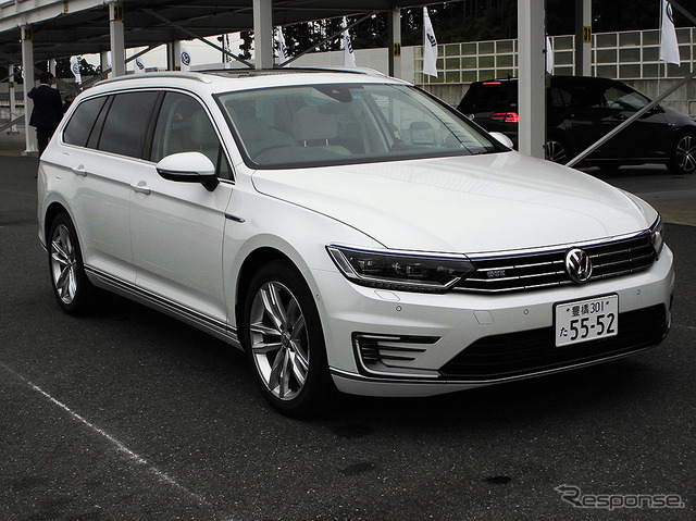 VW パサートGTE 発表・試乗会(千葉・袖ヶ浦フォレストレースウェイ、6月7日)