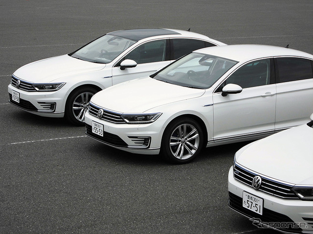VW パサートGTE 発表・試乗会(千葉・袖ヶ浦フォレストレースウェイ、6月7日)