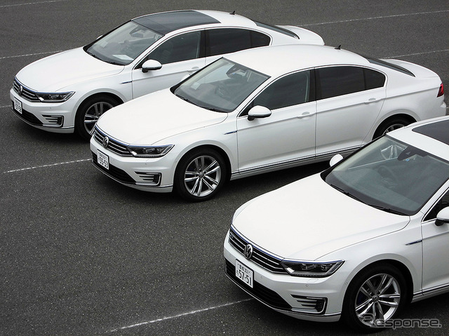 VW パサートGTE 発表・試乗会(千葉・袖ヶ浦フォレストレースウェイ、6月7日)