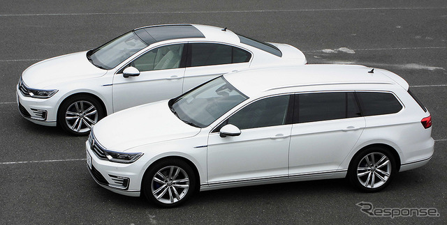 VW パサートGTE 発表・試乗会(千葉・袖ヶ浦フォレストレースウェイ、6月7日)