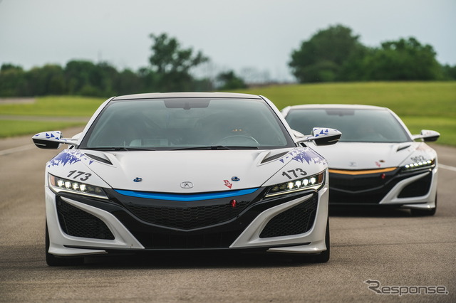 アキュラ（ホンダ）NSX 新型のパイクスピークッ国際ヒルクライム参戦車両