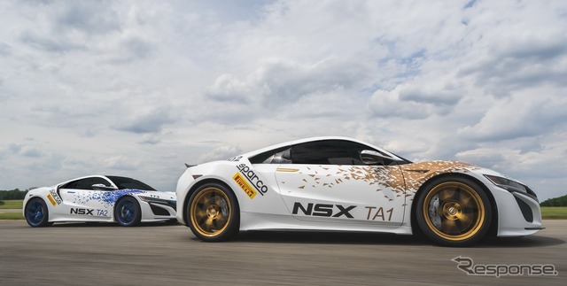 アキュラ（ホンダ）NSX 新型のパイクスピークッ国際ヒルクライム参戦車両