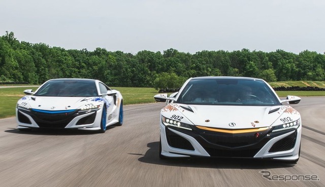 アキュラ(ホンダ)NSX 新型のパイクスピークッ国際ヒルクライム参戦車両