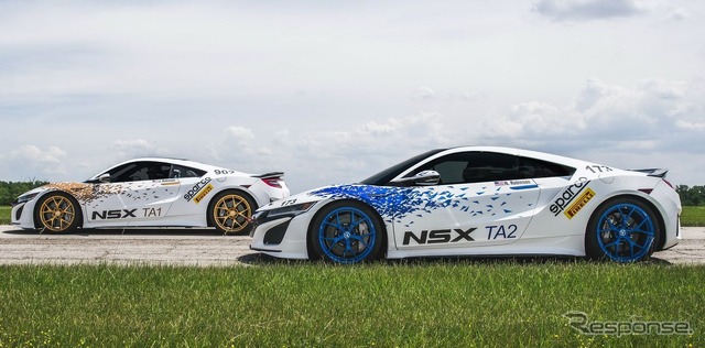 アキュラ（ホンダ）NSX 新型のパイクスピークッ国際ヒルクライム参戦車両