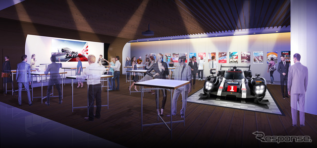 Porsche Le Mans Cafe featuring 919 Hybrid