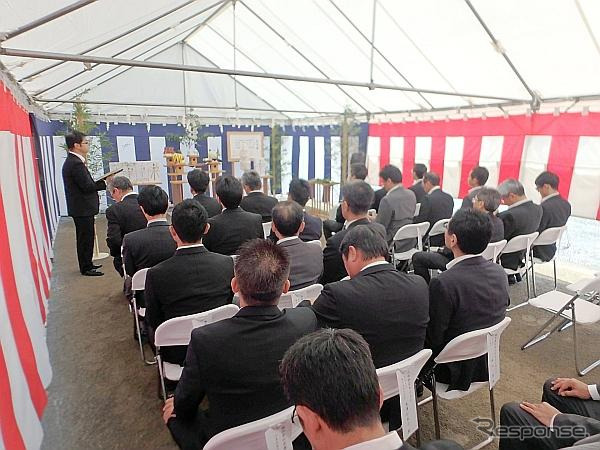 安全祈願祭の様子