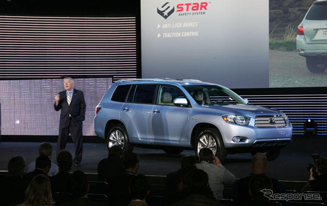 【シカゴモーターショー07】トヨタ ハイランダー 新型、大型化＆強化
