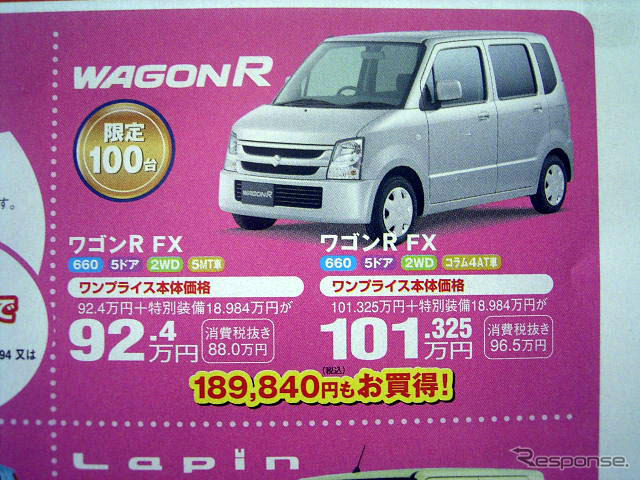 【新車値引き情報】軽自動車の割引プライス、2週間分も