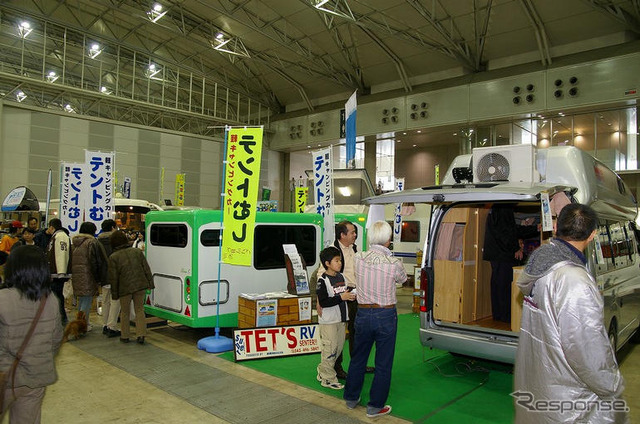【キャンピング&RVショー07】160台以上のキャンピングカーが集結
