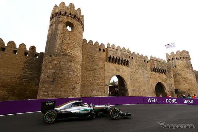 2016F1ヨーロッパGP(アゼルバイジャン)フリー走行