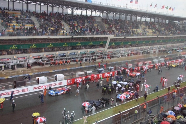 2016ルマン24時間レース、スタート時の様子