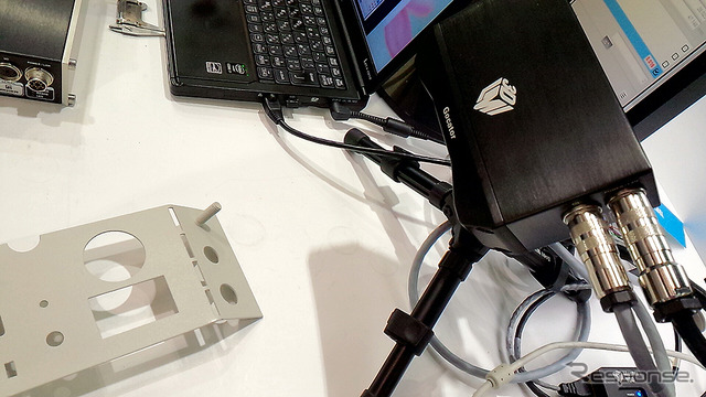 【ものづくりワールド16】全数検査・数値化に貢献するLMI社製3Dセンサー…リンクスがデモ展示