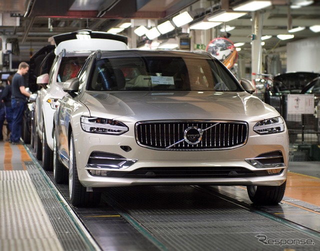 スウェーデンで生産が開始された新型ボルボV90