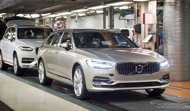 スウェーデンで生産が開始された新型ボルボV90