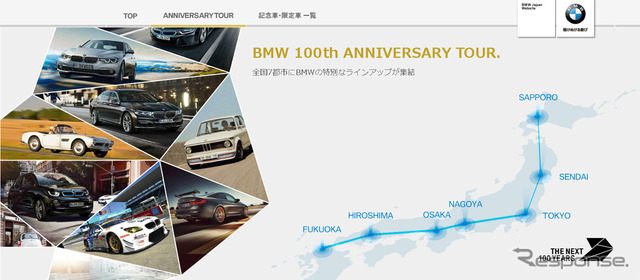 BMW 100th アニバーサリーツアー