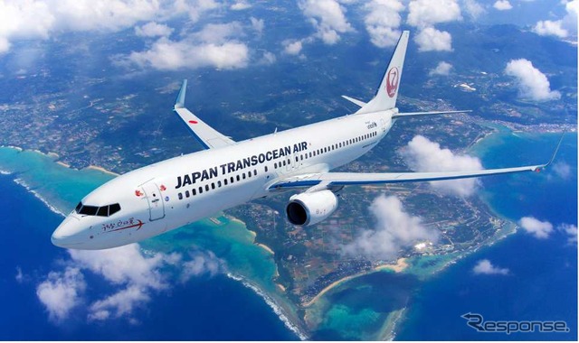 日本トランスオーシャン航空737-800型機