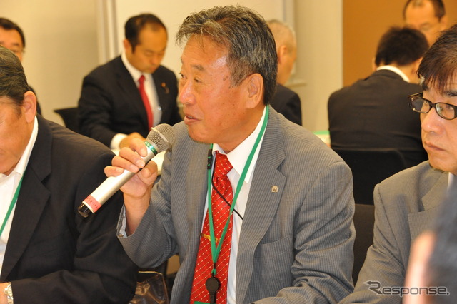「中高生のレース参加にも公休を一律で認めてほしい」と、訴える 全国オートバイ協同組合連合会・吉田純一会長