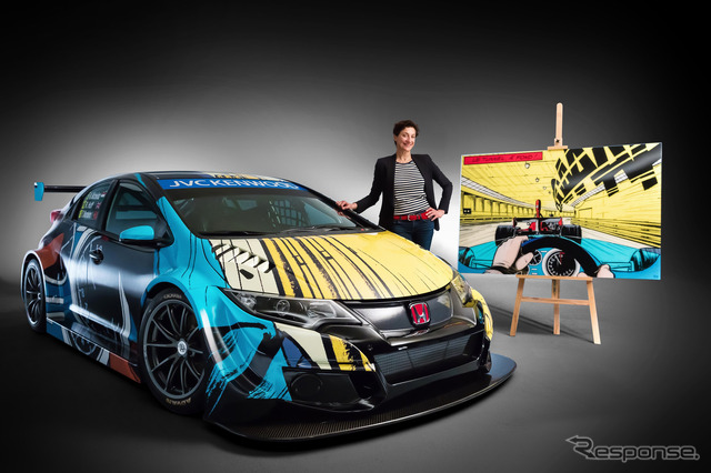 ホンダ シビック WTCC アートカー