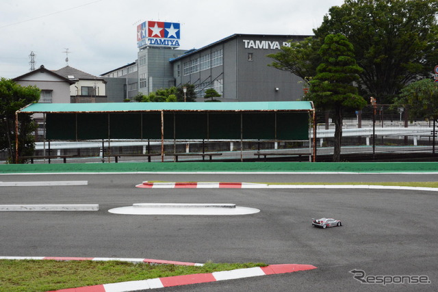 試走会場となったタミヤサーキット